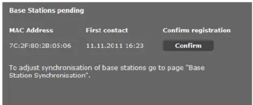 GIGASET N720 IP Pro - Basisstationen anmelden - 1