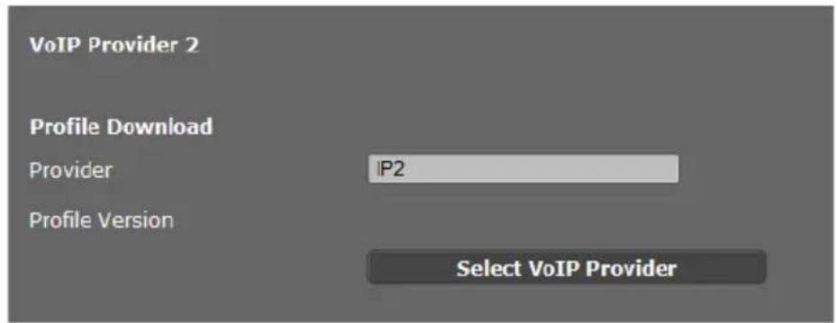 GIGASET N720 IP Pro - Assistent für die Auswahl von Provider-Profilen - 1