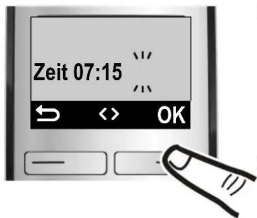 Zeit 07:15 ← >> OK