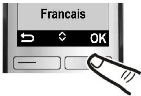 GIGASET E310A Duo - Display-Sprache ändern - 4