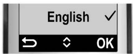 GIGASET E310A Duo - Display-Sprache ändern - 3