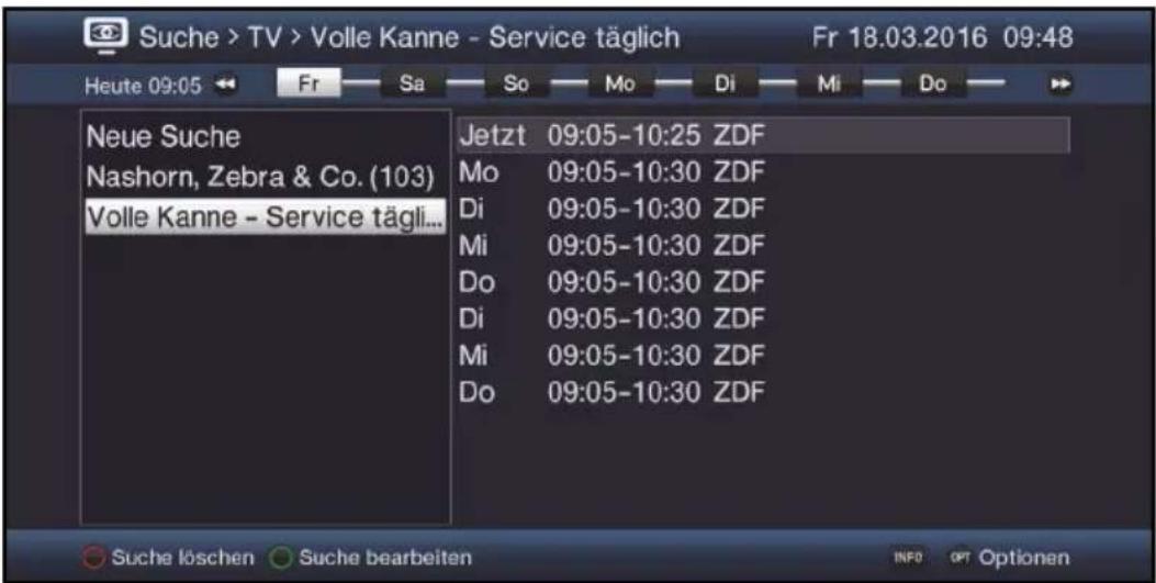 Suche > TV > Volle Kanne - Service täglich Fr 18.03.2016 09:48 Heute 09:05 Fr Sa So Mo Di Mi Do Neue Suche Nashorn, Zebra & Co. (103) Volle Kanne - Service tägli... Jetzt 09:05-10:25 ZDF Mo 09:05-10:30 ZDF Di 09:05-10:30 ZDF Mi 09:05-10:30 ZDF Do 09:05-10:30 ZDF Di 09:05-10:30 ZDF Mi 09:05-10:30 ZDF Do 09:05-10:30 ZDF Suche löschen Suche bearbeiten INFO OPT Optionen