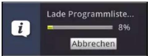Lade Programmliste... 8% Abbrechen