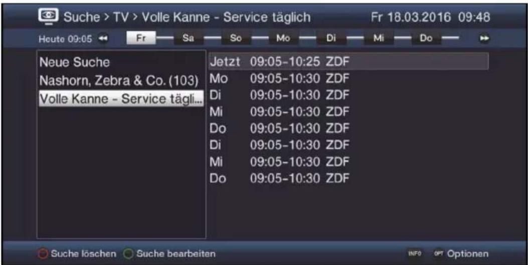 Suche > TV > Volle Kanne - Service täglich Fr 18.03.2016 09:48 Heute 09:05 Fr Sa So Mo Di Mi Do Neue Suche Nashorn, Zebra & Co. (103) Volle Kanne - Service tägli... Jetzt 09:05-10:25 ZDF Mo 09:05-10:30 ZDF Di 09:05-10:30 ZDF Mi 09:05-10:30 ZDF Do 09:05-10:30 ZDF Di 09:05-10:30 ZDF Mi 09:05-10:30 ZDF Do 09:05-10:30 ZDF Suche löschen Suche bearbeiten INFO OPT Optionen