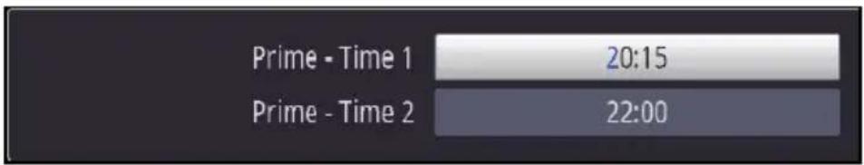 Prime - Time 1 20:15 Prime - Time 2 22:00