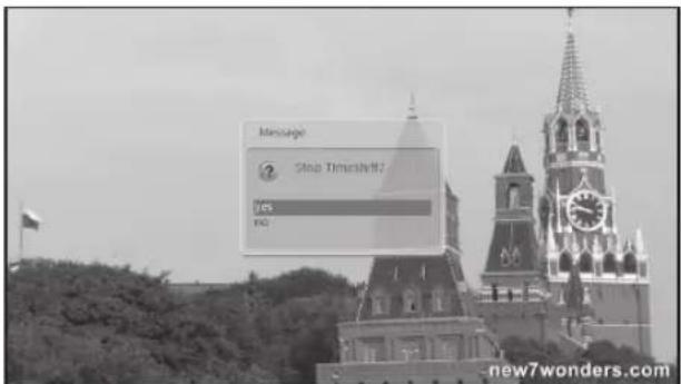 Message Stop Timeshift? 7.05 NO new7wonders.com