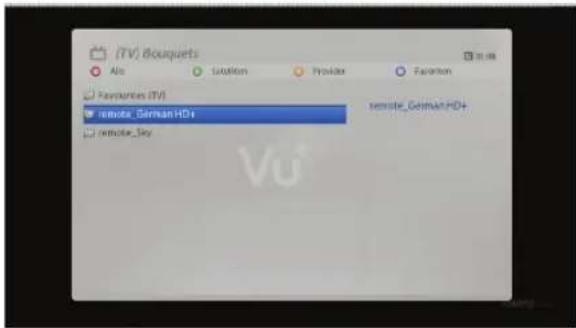 Vu+ SOLO SE V2 - Einrichten der Serveradresse und Import der Listen. - 4