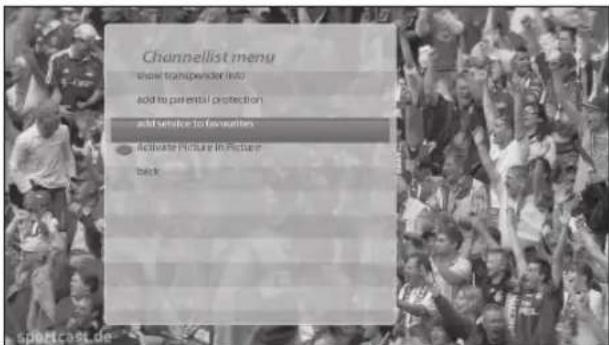 Vu+ SOLO SE V2 - Senderliste (Menü "Channel Selection") - 5