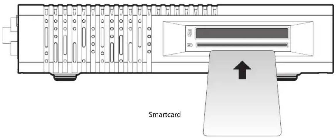 Vu+ SOLO SE V2 - Einstecken der Smartcard - 1