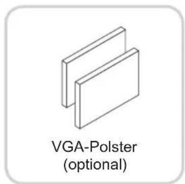 VGA-Polster (optional)