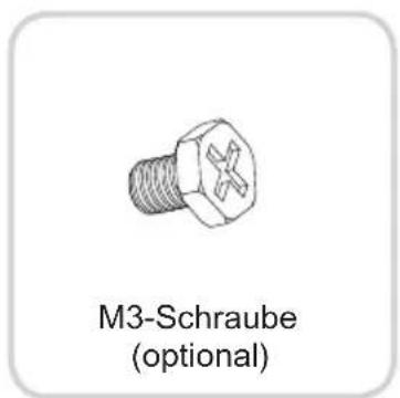 M3-Schraube (optional)