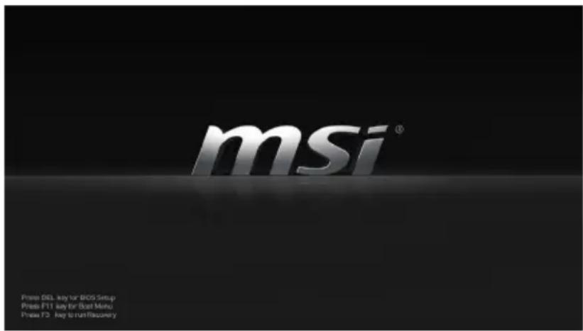 MSI Nightblade MI2C037 - > System über die F3-Schnelltaste wiederherstellen - 1