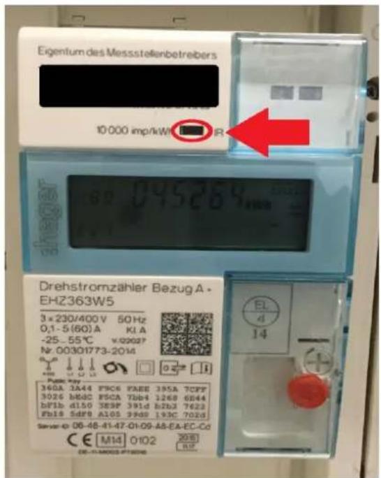 Eigentum des Messstellenbetrebers 10 000 mp/kW R Drehstromzähler Bezug A - EHZ363W5 3 x 230/400 V 50 Hz 0,1-5(60)A KI A -25-55°C V:00037 Nr. 00301773-2014 Pode way 360A 3A44 PSC6 PAEE 395A 7CPF 3026 b8DC PSCA 7bb4 1268 6844 bF1b d150 SE9F 391d bfb2 7622 Fb18 5df6 A105 3940 193C 702d Server ID: 06-48-41-47-01-09-A8-EA-EC-Cd CE M14 O102 2014 EL 4 14