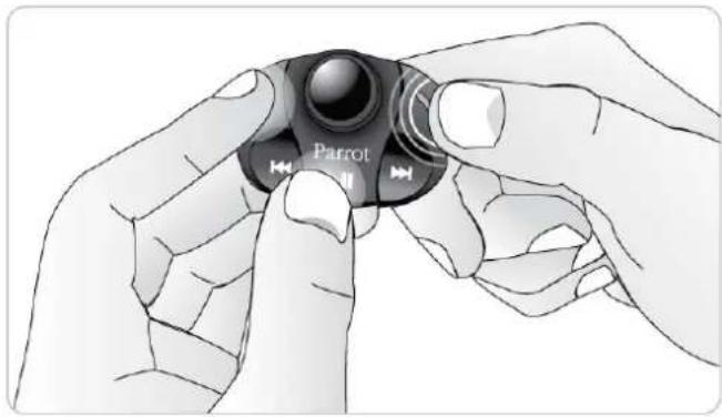 PARROT MKI Control pad - Koppeln der Fernbedienung mit dem Elektronikgehäuse - 1