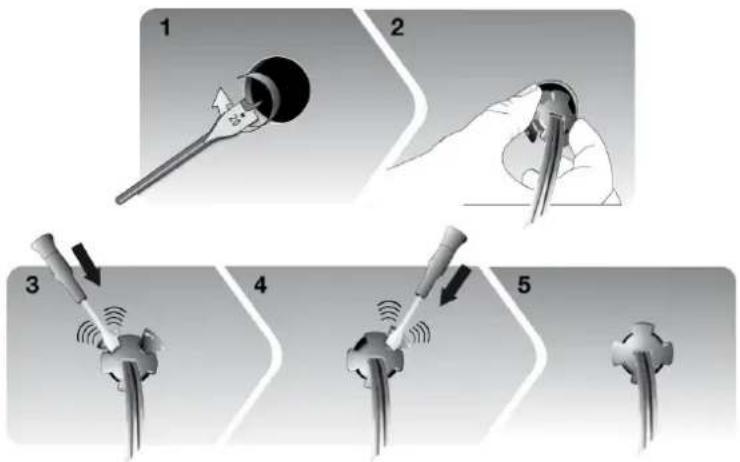 PARROT MKI Control pad - Installation der Audiokabel - 1