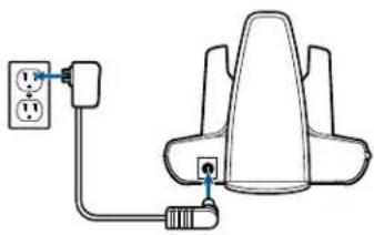 PLANTRONICS SAVI W420-M - Anschließen des Netzgeräts - 1