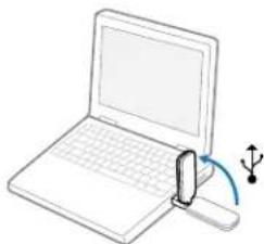 PLANTRONICS SAVI W420-M - Anschließen des USB-Adapters an den PC - 2
