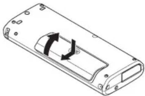 OLYMPUS WS-831 - Einlegen von Akkus/Batterien - 1