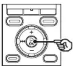 OLYMPUS WS-831 - Drücken Sie auf die ▶ OK-Taste, um mit der Wiedergabe zu beginnen. - 1