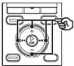 OLYMPUS WS-831 - Verwenden der Kalendersuche zur Suche nach einer Datei - 1