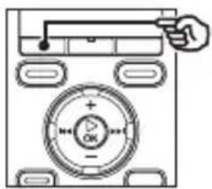 OLYMPUS WS-831 - Drücken Sie auf die F1-Taste (A LÖSCH.) während der ABC-Wiederholwiedergabe. - 1
