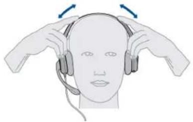PLANTRONICS C725-M - Headset tragen - 1