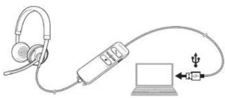 PLANTRONICS C725-M - Headset tragen - 4