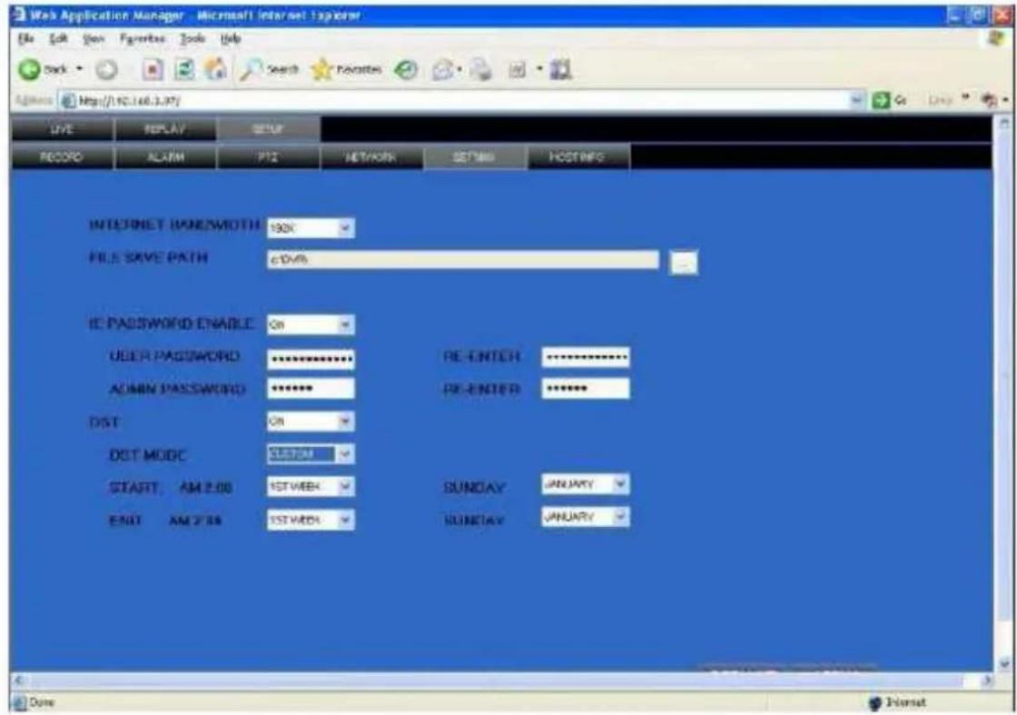ELRO DVR74S - Systemeinstellungen - 1