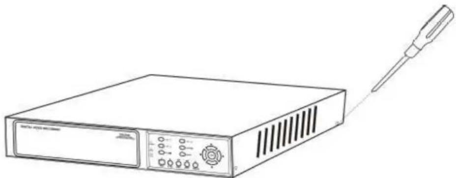 ELRO DVR74S - Festplatteninstallation - 4