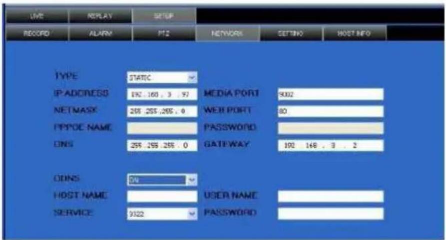 ELRO DVR74S - Internet-Einstellungen des DVR: - 1