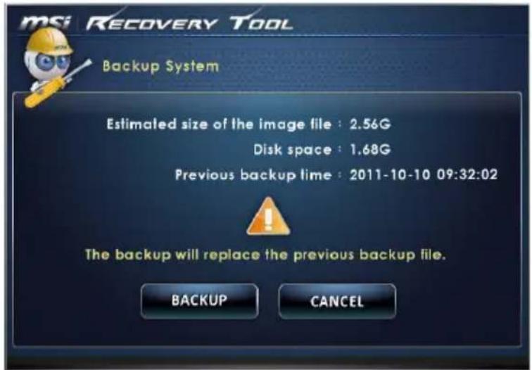 MSI Cubi-224FR - Nachfolgende Backups - 1