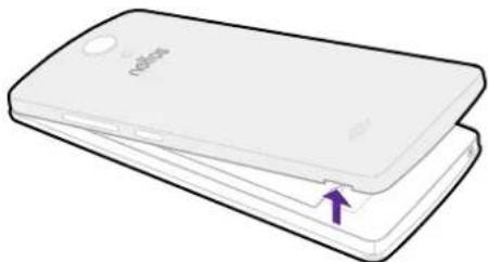 TP-LINK Neffos C5L - Remove the back cover - 1