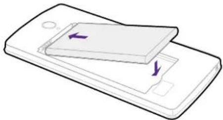 TP-LINK Neffos C5L - Insert the battery - 1