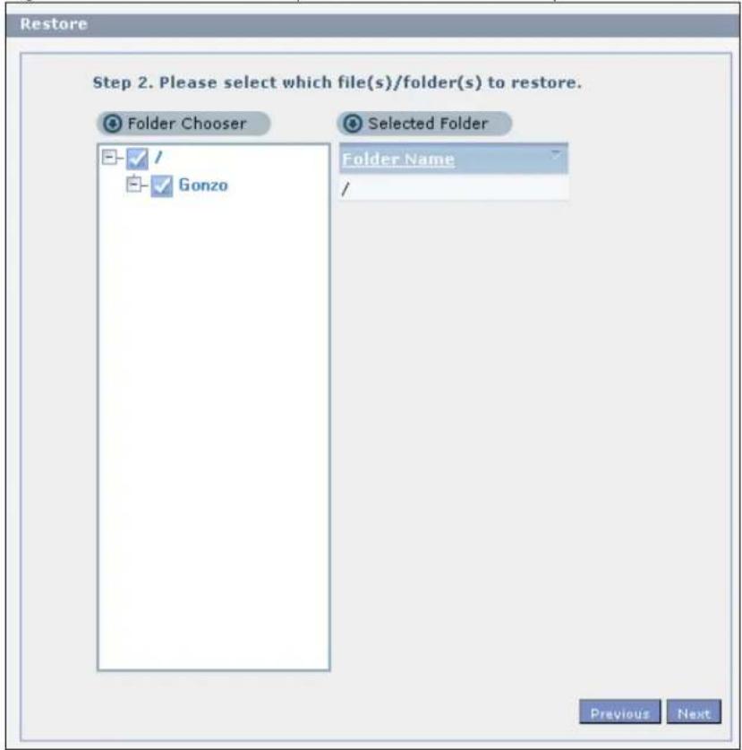 ZYXEL NAS520-8T - Restoring Archived Files by Backup Job - 3