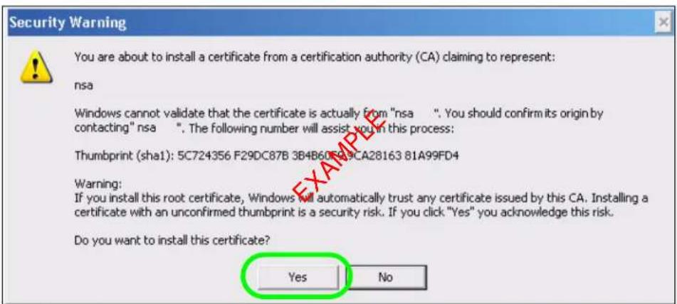 ZYXEL NAS520-8T - Downloading and Installing Customized Certificate - 8