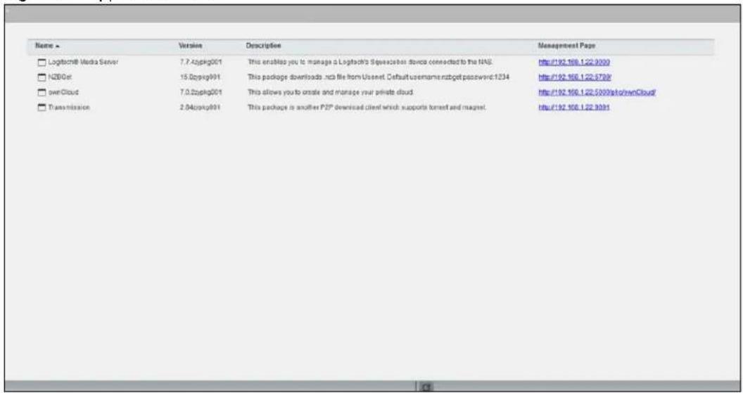 ZYXEL NAS520-8T - Application Zone - 1