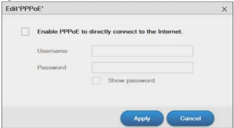 ZYXEL NAS520-8T - Configuring PPPoE Settings - 1