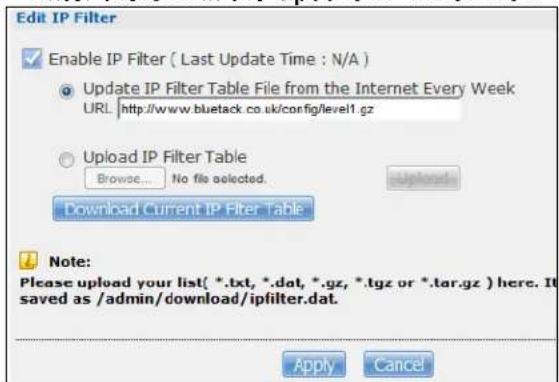 ZYXEL NAS520-8T - Configuring the Download Service Preferences - 4