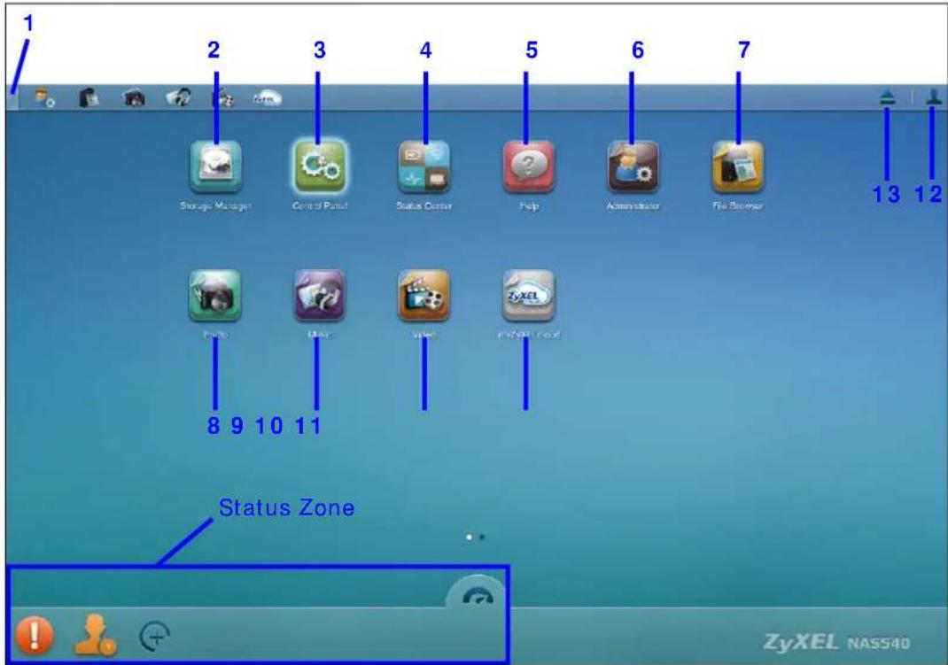 ZYXEL NAS520-8T - Desktop - 1