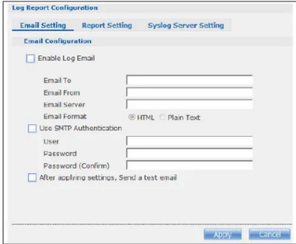 ZYXEL NAS520-8T - Email Setting - 1