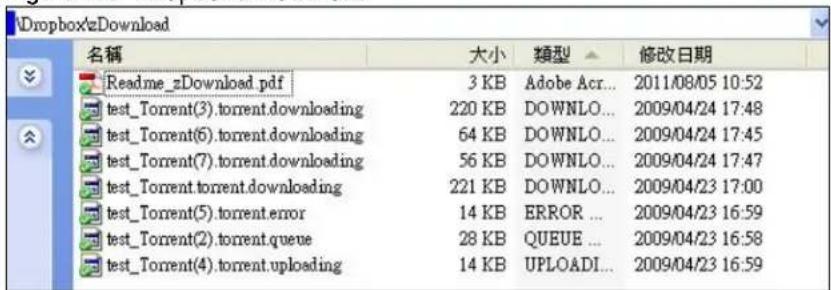 ZYXEL NAS520-8T - Using the zDownload Folder - 1