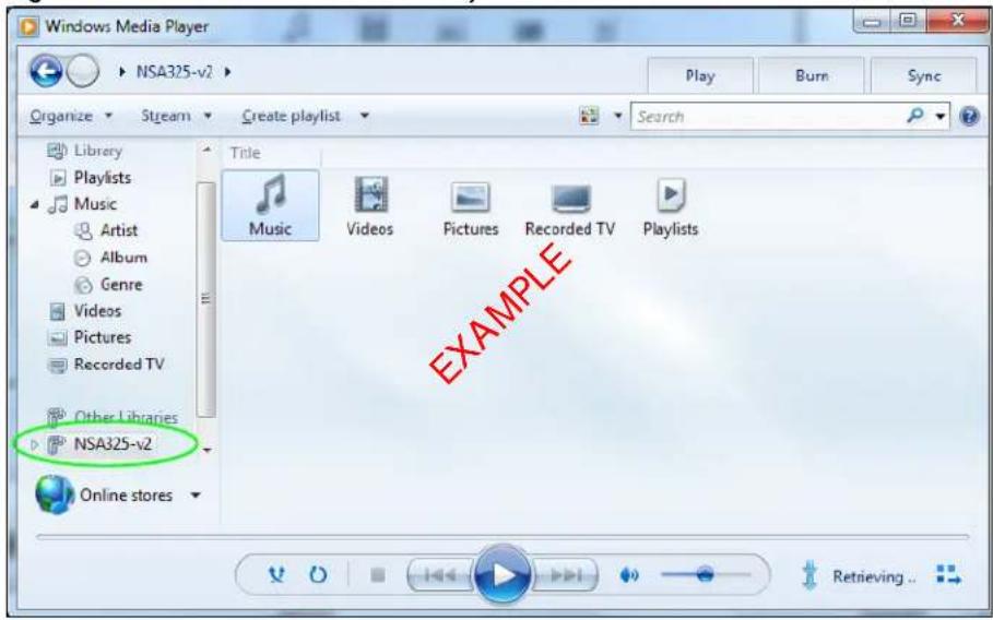 ZYXEL NAS520-8T - Playing Media Files in Windows 7 - 1