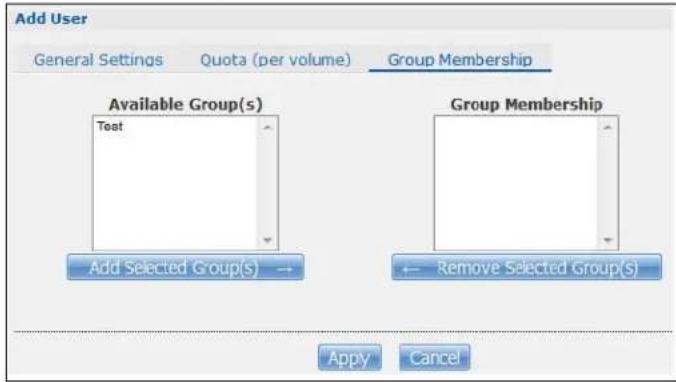 ZYXEL NAS520-8T - Adding or Editing an Account - 3