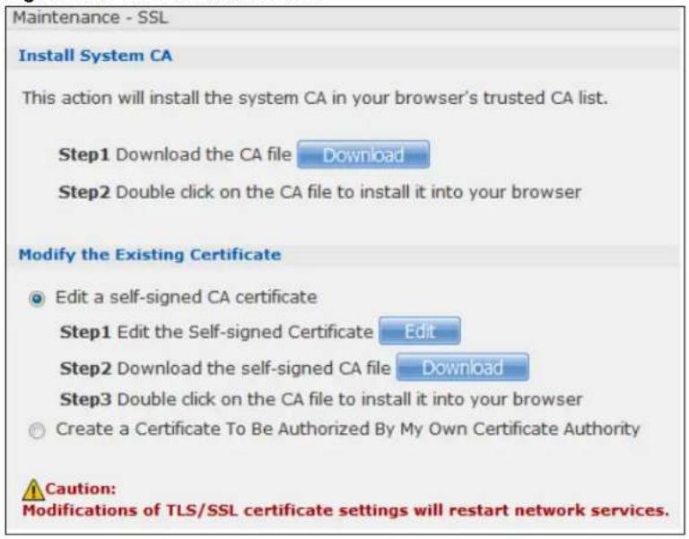 ZYXEL NAS520-8T - SSL Certification - 1