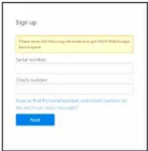 Sign up Please enter the following information to get iOS Media Account Serial number: Check number: How to find the serial number and check number on my iOS call video whether? Next