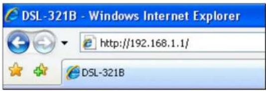 DSL-321B - Windows Internet Explorer http://192.168.1.1/ DSL-321B