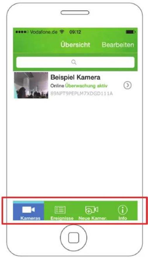 Vodafone.de 09:12 Übersicht Bearbeiten Beispiel Kamera Online Überwachung aktiv 89NPT9PEPLM7XDGD111A Kameras Ereignisse Neue Kamer. Info
