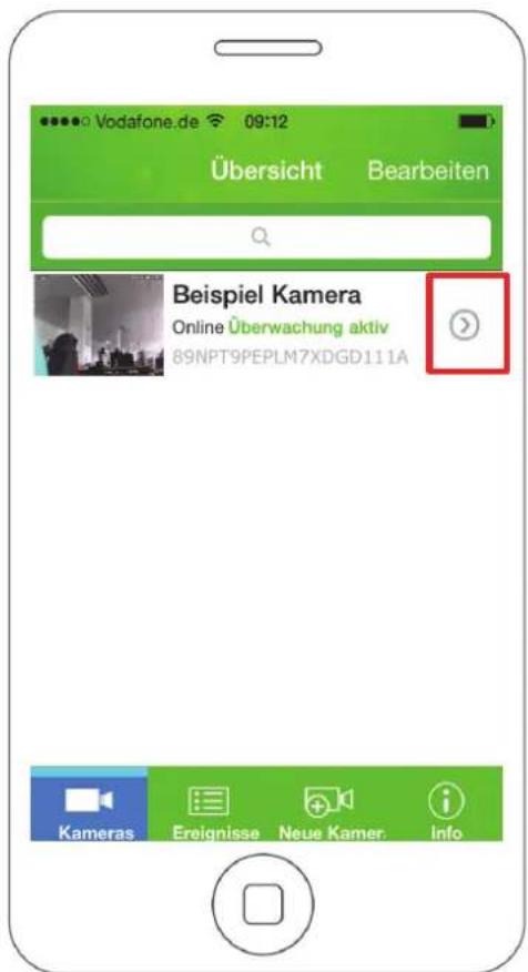 Vodafone.de 09:12 Übersicht Bearbeiten Beispiel Kamera Online Überwachung aktiv 89NPT9PEPLM7XDGD111A Kameras Ereignisse Neue Kamer. Info