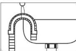 HAIER DW15-T2145Q - Wasserablauf anschließen - 2