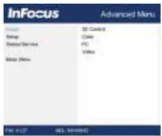 InFocus Advanced Menu Menu Edit Control Rename Delete Save As Edit View Win: +127 OK: 30000000